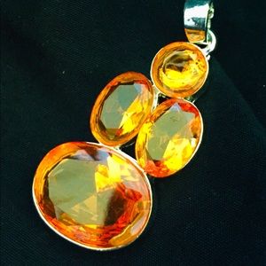 6/$25-Fashion Jewelry - Gemstone Pendant